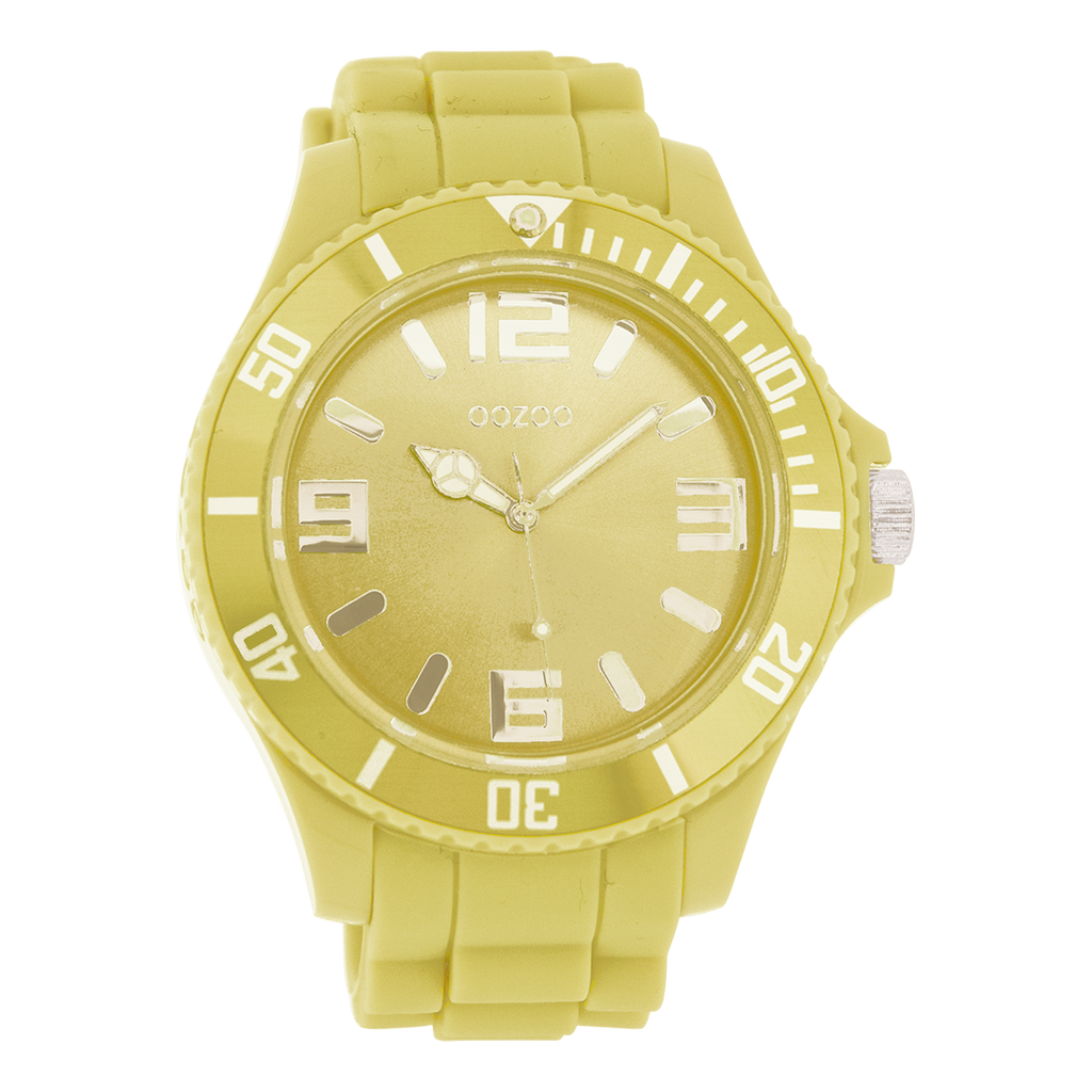 Sand OOZOO watch with rubber strap - C4335