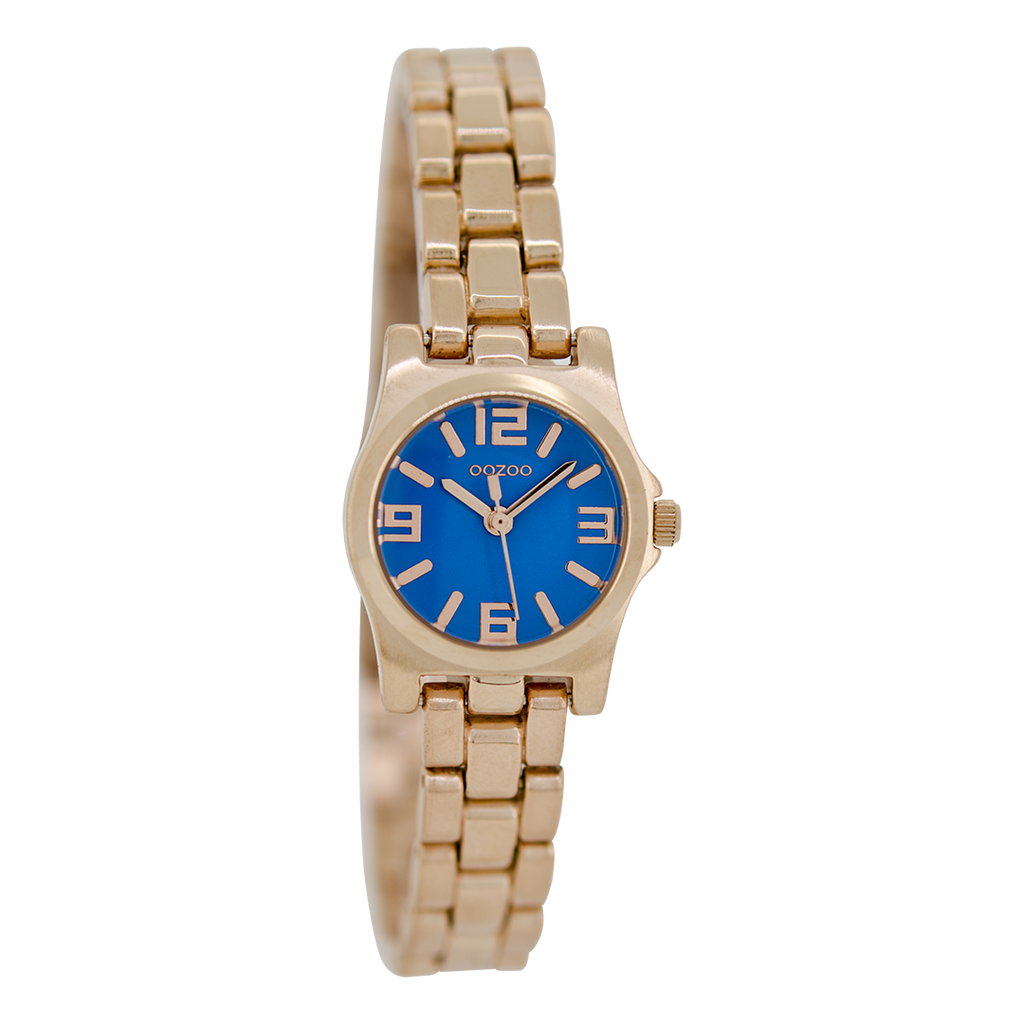 Rose gold coloured OOZOO watch with stainless steel bracelet - C5793